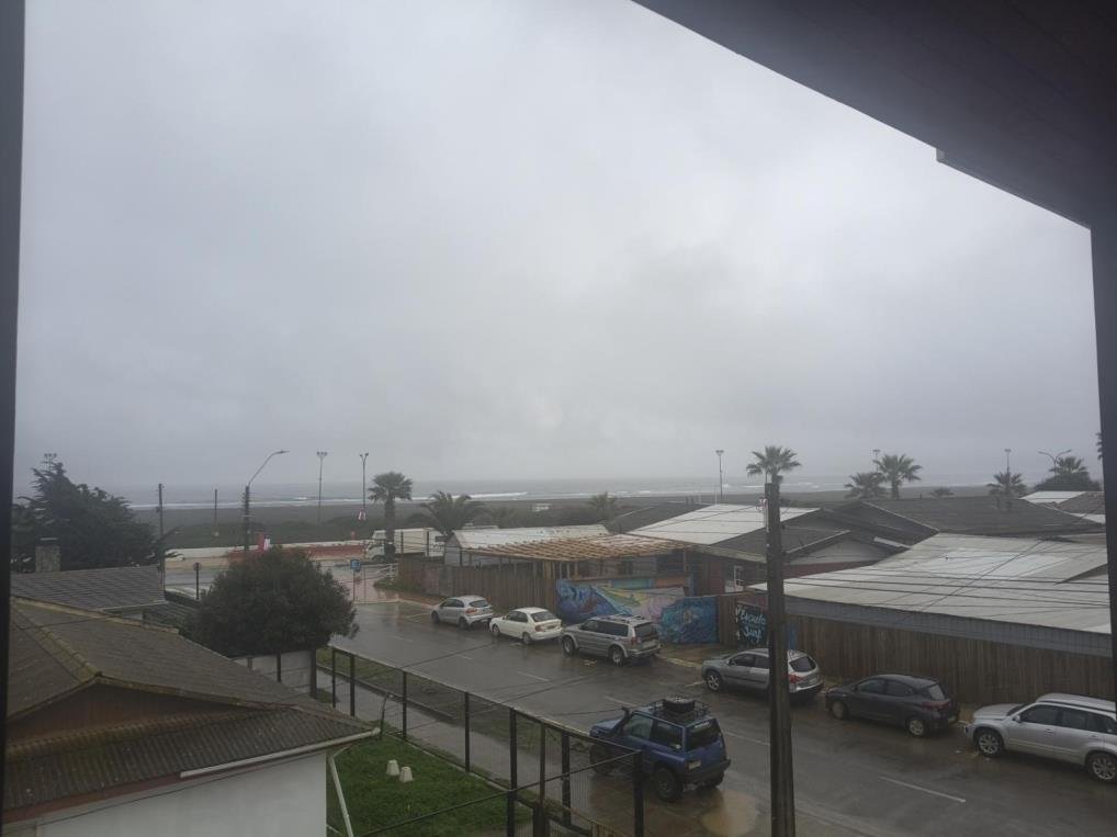Fotografía de «Pichilemu bajo la lluvia»